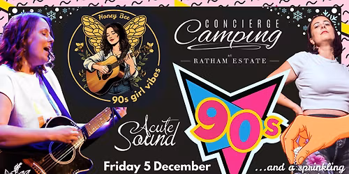 Honey Bee at Concierge Camping with a sprinkling of Christmas :-)