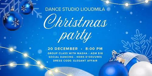 Christmas Party with Masha - Dec 20