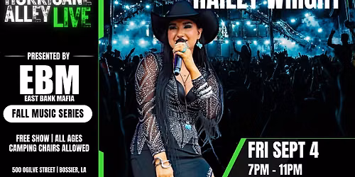 Hurricane Alley LIVE Presents: Hailey Wright