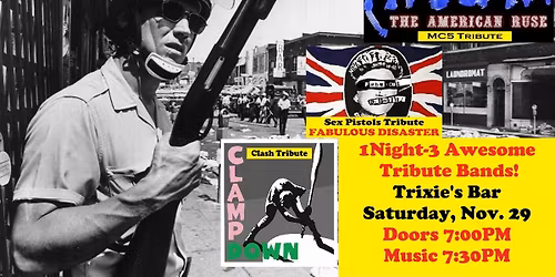 American Ruse, Fabulous Disaster & Clampdown @ Trixie’s 