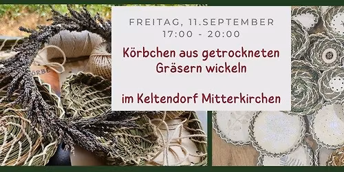 \ud83c\udf3e K\u00f6rbchen aus getrockneten Gr\u00e4sern wickeln\ud83c\udf3e