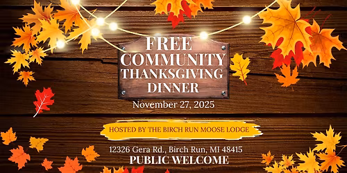 Free Community Thanksgiving Dinner