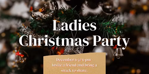 Whole Life Ladies Christmas Party