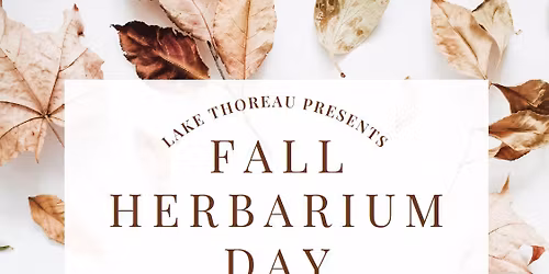 Fall Herbarium Day