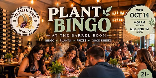 Plant Bingo at The Barrel Room