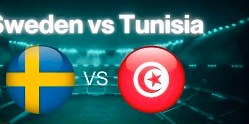 FIFA WORLD CUP - SWEDEN vs TUNISIA 