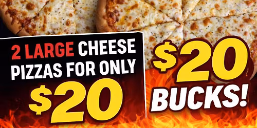 $20 family meal deal Pizza special