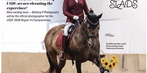 SLADS Fall Classic \u2013 A Celebration of Champions & Region 4 USDF GAIG Championships 