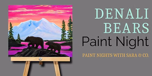 Denali Bears Paint Night