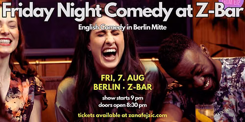 Friday Night Comedy at Z-Bar: English Comedy (Mitte)