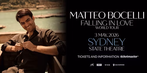 Matteo Bocelli - Falling In Love World Tour [SYDNEY]