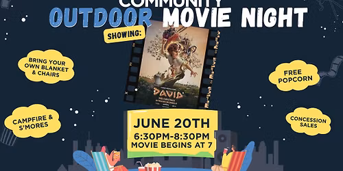 Free Outdoor Movie Night - \u201cDavid\u201d