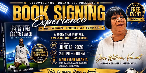 Following Your Dreams, LLC Presents Book Signing Experience