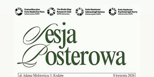 Sesja Posterowa | Uniwersytet SWPS | 8 kwietnia