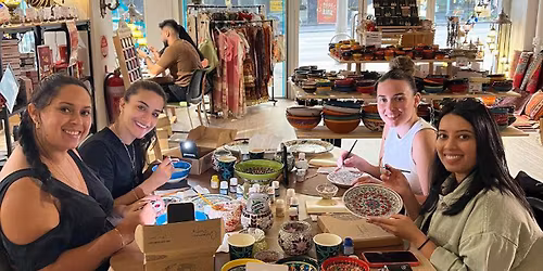 Ceramic Painting Classes Pasadena: Turkish Painting Workshop