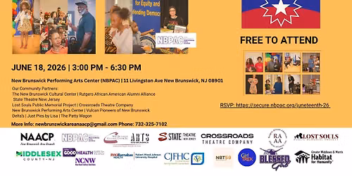 Greater New Brunswick Community Juneteenth Commemoration