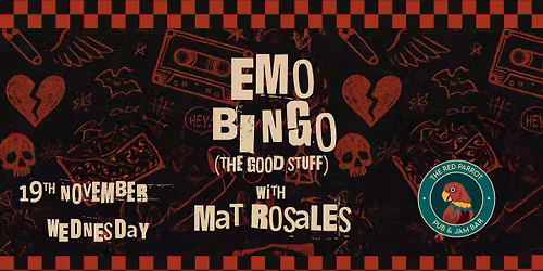 \ud83d\udda4\ud83c\udf1f Emo Music Bingo at The Red Parrot! \ud83c\udf1f\ud83d\udda4
