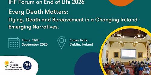 IHF Forum on End of Life 2026