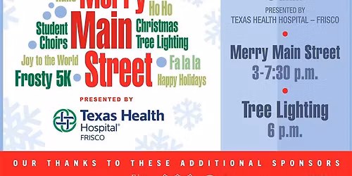 Frisco Merry Main Street presented by Texas Health Hospital Frisco