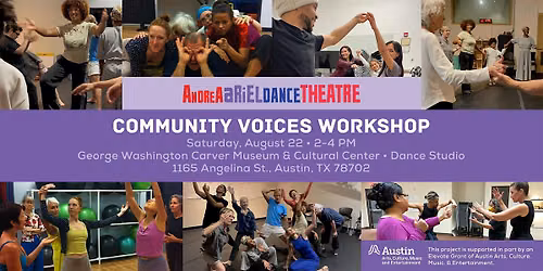 Community Voices Workshop - FREE!