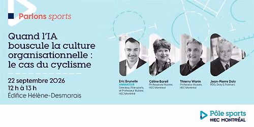 Quand l\u2019IA bouscule la culture organisationnelle : le cas du cyclisme