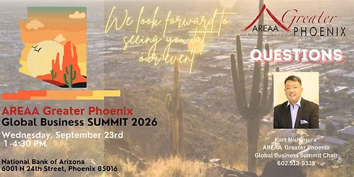 Global Business Summit 2026 - AREAA Greater Phoenix