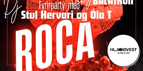 J\u00f3laball me\u00f0 Blaz Roca Dj Balatron..DJ Stul\u2026DJ Hervar og DJ \u00d3la T