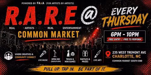 R.A.R.E @ Common Market