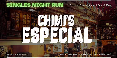 Singles Night Run @ Marina Bay (5km fun run)