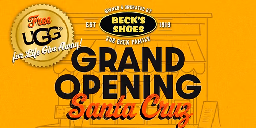 \ud83c\udf80 Beck\u2019s Shoes Grand Opening & Ribbon Cutting \u2013 Santa Cruz Superstore!