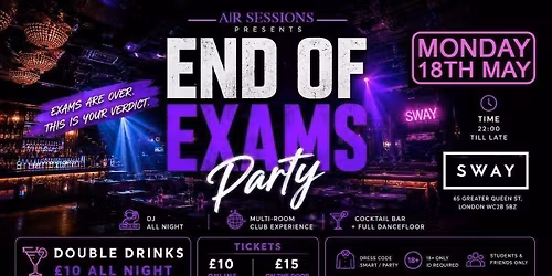 End of Exams Party 2026