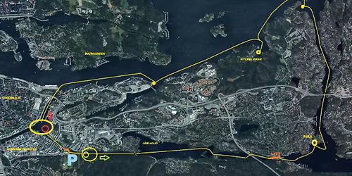 1 maj-paddling. Sickla \u00f6n runt - med Kajaksidan