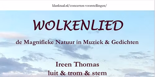 Wolkenlied - de Magnifieke Natuur in Muziek & Gedichten