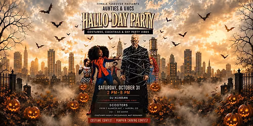 Aunties & Uncs Hallo-Day Party