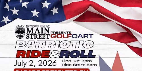 2026 Golf Cart Patriotic Ride & Roll - Parade Presented by Caliper Wellness