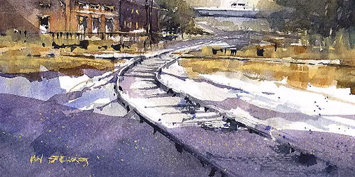 Plein Air \/ Urban Sketching in Watercolor with Iain Stewart