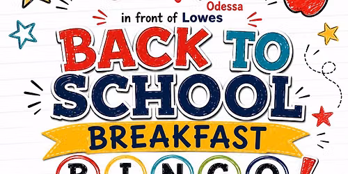 Back to school Breakfast Bingo