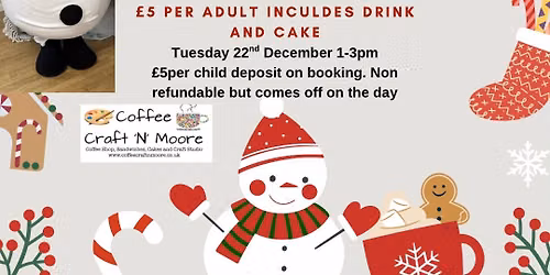 Christmas party session with Olaf craft, meet and greet fun and game 