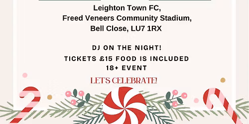Leighton Town Football Club Christmas Party!