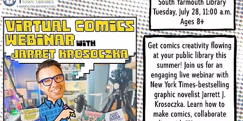 Virtual Comics Webinar with Jarret Krosoczka