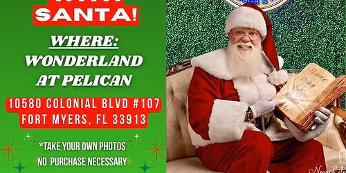 Pictures with Santa @ Wonderland at Pelican Preserve
