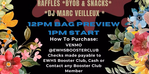 EAST WINDSOR BOOSTER CLUB SPRING DESIGNER BAG BINGO 2026