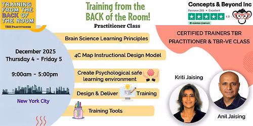 Training from the Back of the Room