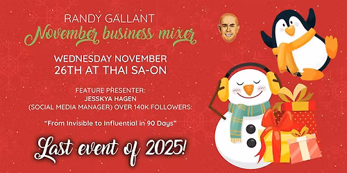 RANDY GALLANT NOVEMBER BUSINESS MIXER