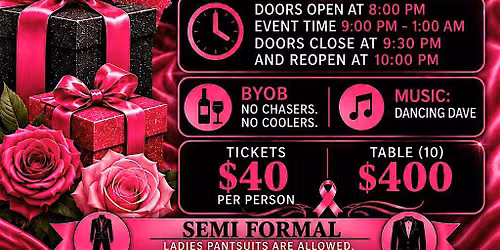 Studio 54 Foundation Inc 50 Shades of Pink Breast Cancer Ball