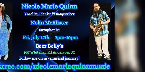Nicole Marie Quinn with Nolin McAlister @ Beer Belly's in Anderson SC