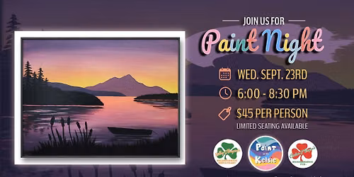 Paint Night At Kelly & Carlos O'Bryan's, Courtenay