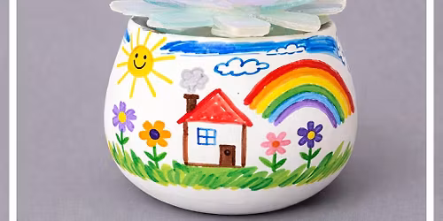 MOMMY & ME | DIY WORKSHOP | Ceramic Planter & Sea Glass Succulents