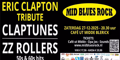 Eric Clapton Tribute The Claptunes & ZZ Rollers in concert