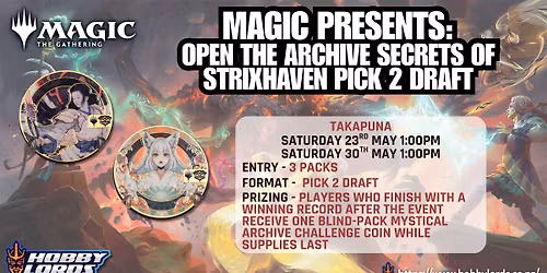 Magic: the Gathering - Magic Presents: Open the Archive Secrets of Strixhaven Pick 2 Draft!